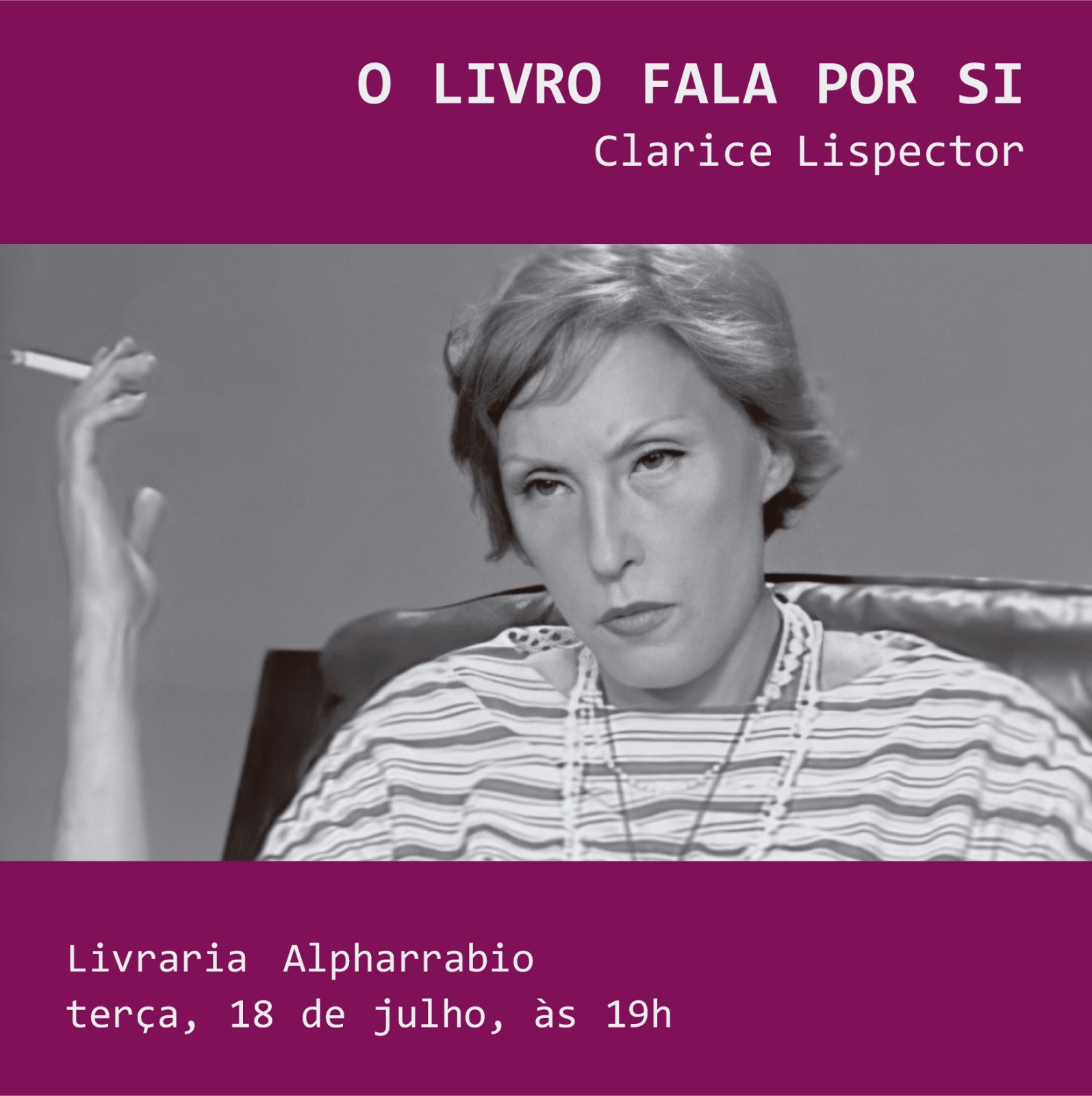 O LIVRO FALA POR SI – Clarice Lispector