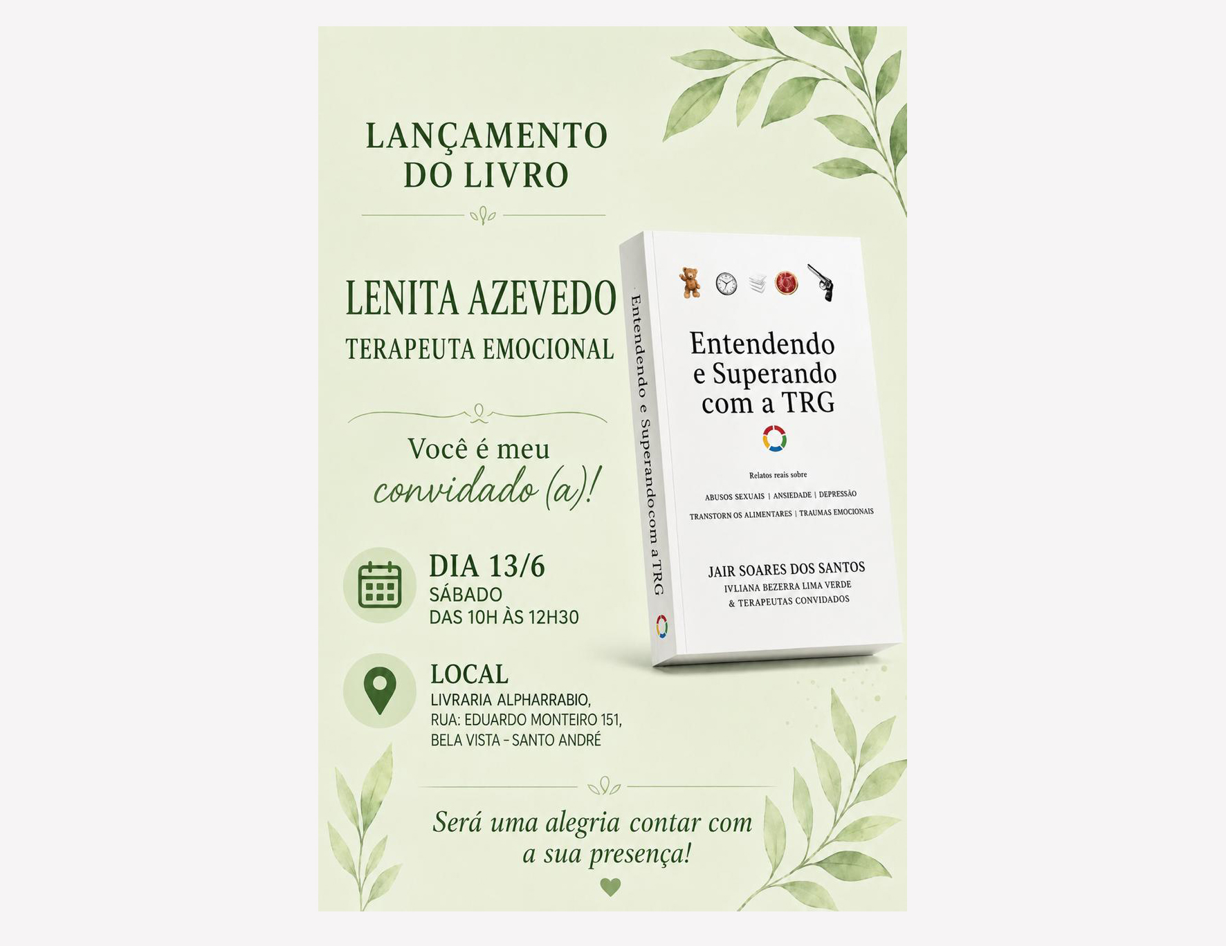 Lançamento: Entendendo e Superando com a TRG