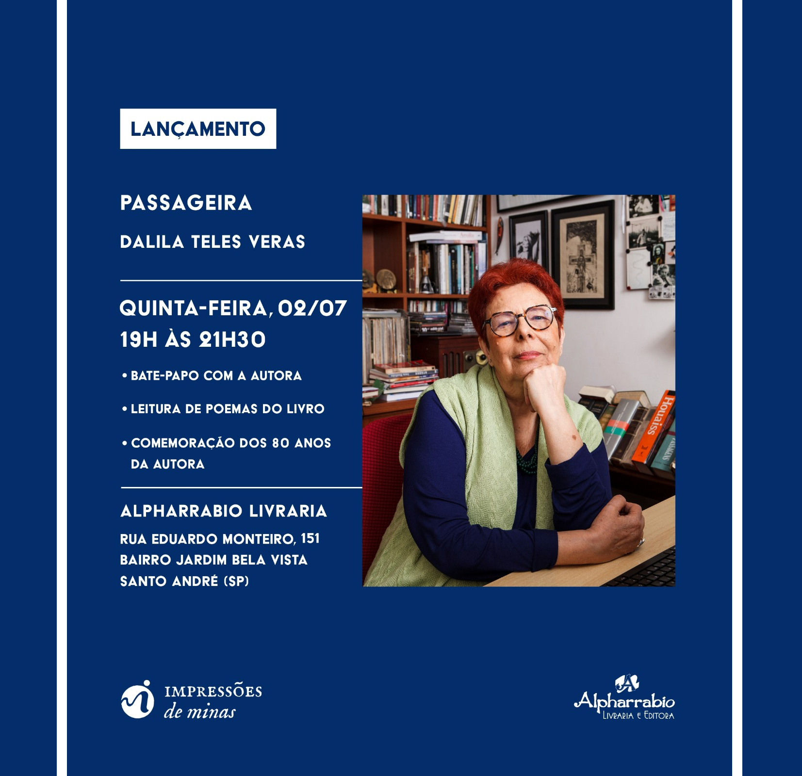 Passageira – Dalila Teles Veras